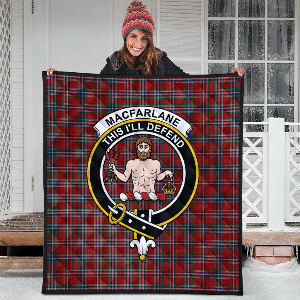 macfarlane-red-tartan-quilt-with-family-crest