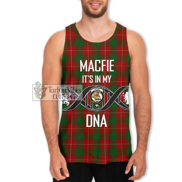 MacFie (McFie) Tartan Men's Tank Top with Family Crest DNA In Me Style Men - Tartanvibesclothing Shop