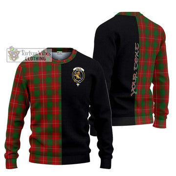 MacFie (McFie) Tartan Ugly Sweater with Family Crest and Half Of Me Style