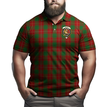 MacFie (McFie) Tartan Men's Polo Shirt with Family Crest