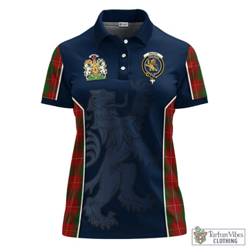 MacFie (McFie) Tartan Women's Polo Shirt with Family Crest and Lion Rampant Vibes Sport Style