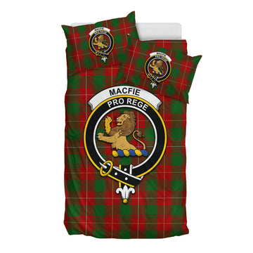 MacFie (McFie) Tartan Bedding Set with Family Crest