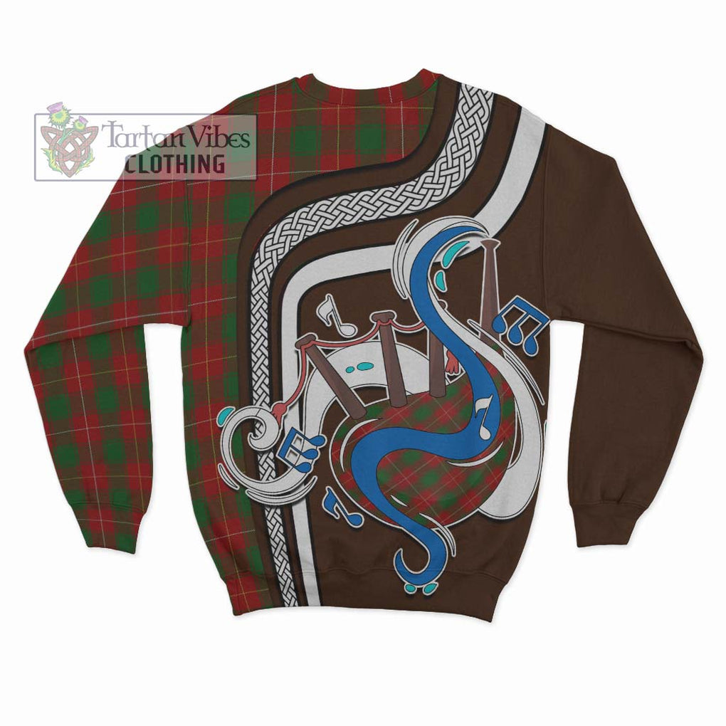 Tartan Vibes Clothing MacFie Tartan Sweatshirt with Epic Bagpipe Style