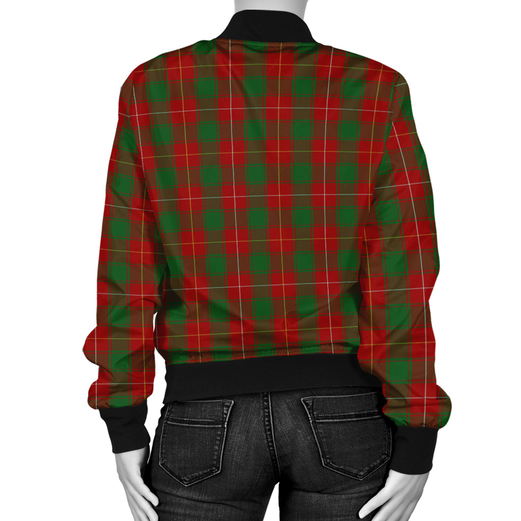 MacFie (McFie) Tartan Bomber Jacket with Family Crest - Tartan Vibes Clothing