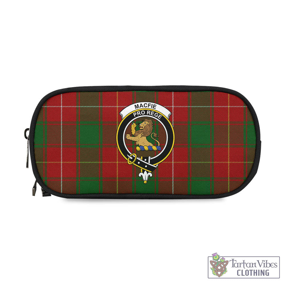 Tartan Vibes Clothing MacFie Tartan Pen and Pencil Case with Family Crest