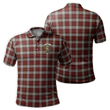 MacFie Dress Tartan Men's Polo Shirt with Family Crest