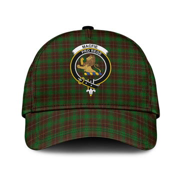 MacFie Hunting Tartan Classic Cap with Family Crest