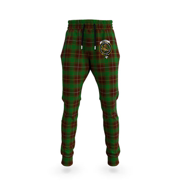 MacFie Hunting Tartan Joggers Pants with Family Crest