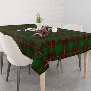 MacFie Hunting Tatan Tablecloth with Family Crest