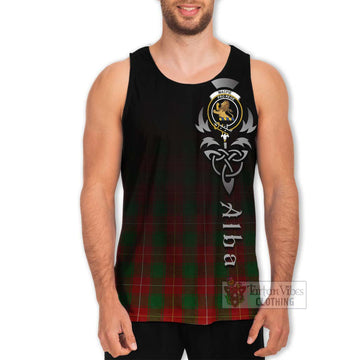 Tartan Vibes Clothing MacFie (McFie) Tartan Men's Tank Top Featuring Alba Gu Brath Family Crest Celtic Inspired