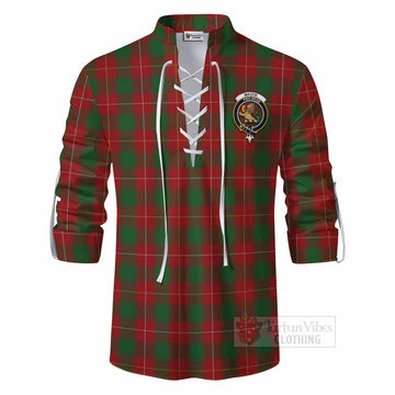 Tartan Vibes Clothing MacFie (McFie) Tartan Ghillie Kilt Shirt with Family Crest DNA In Me Style