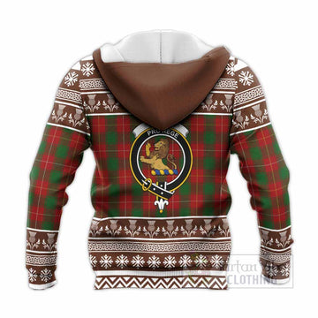 MacFie (McFie) Clan Tartan Christmas Knitted Hoodie with Family Crest