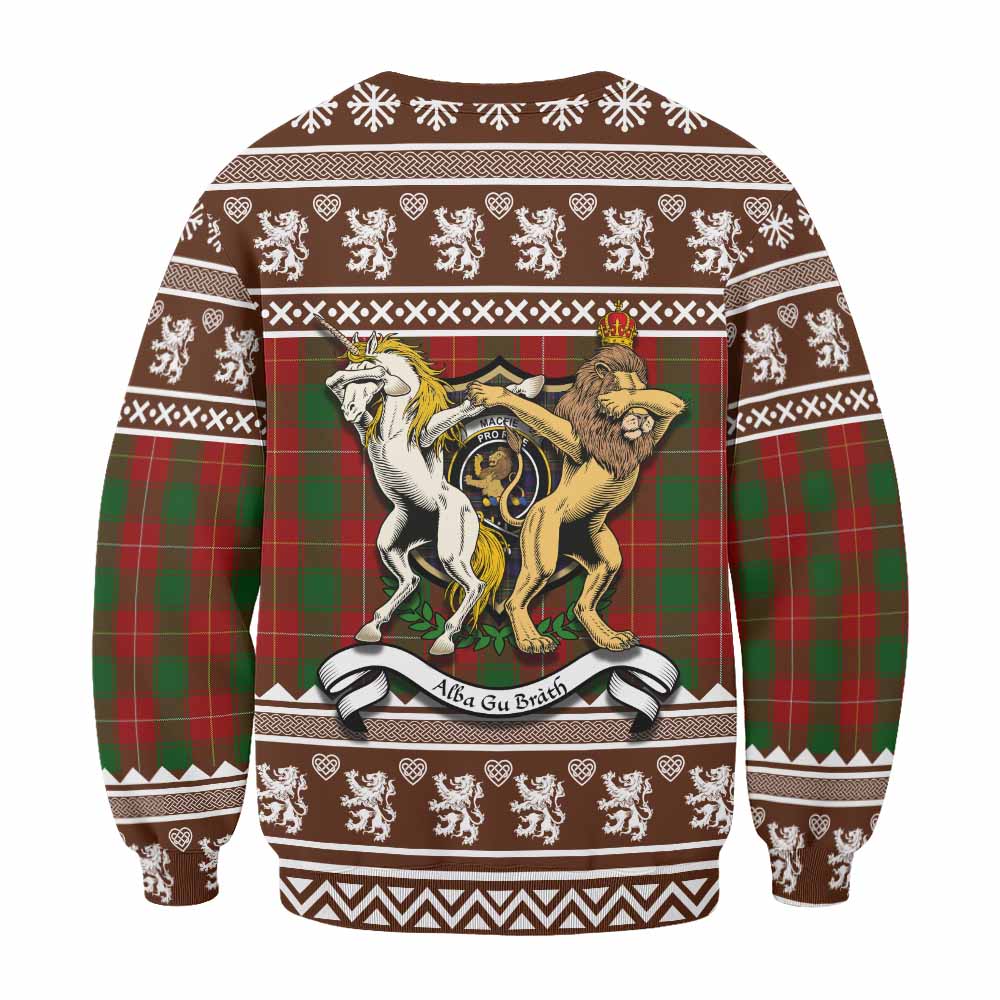 MacFie (McFie) Clan Tartan Crest Christmas Sweatshirt Coat of Arms Funny Style - Tartan Vibes Clothing