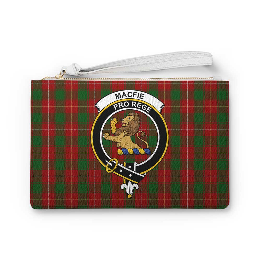 Tartan Vibes Clothing MacFie (McFie) Family Crest Tartan Clutch Bag