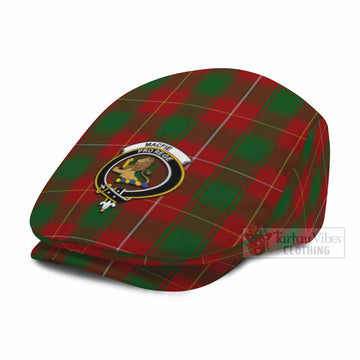 MacFie (McFie) Family Crest Tartan Jeff Cap, Tartan Flat Cap