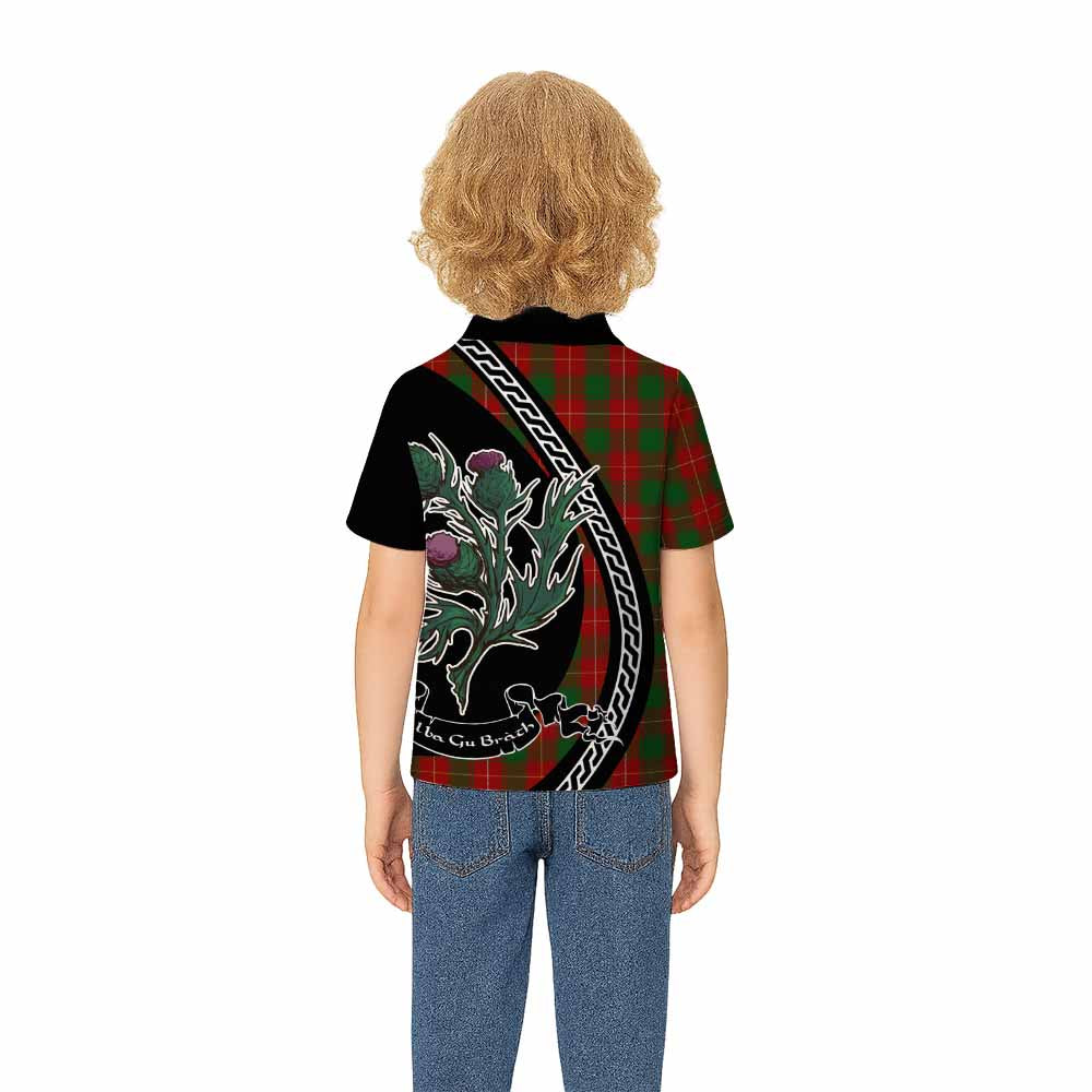 MacFie (McFie) Family Crest Tartan Kid Polo Shirt Alba Thistle Inspired - Tartan Vibes Clothing