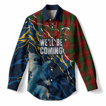 MacFie (McFie) Scotland Tartan Women Casual Shirt WC2026 Football - We'll Be Coming