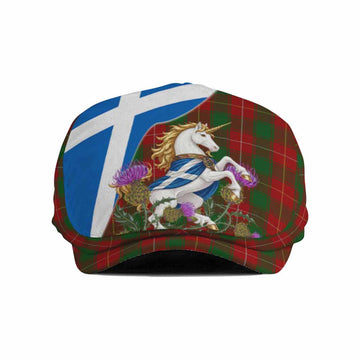 MacFie (McFie) Scottish Tartan Unicorn Heritage Flat Cap, Jeff Cap