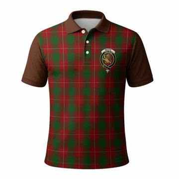 MacFie (McFie) Tartan Accent Polo Shirt with Family Crest