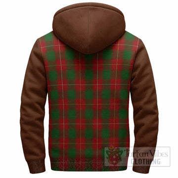 MacFie (McFie) Tartan Accent Sherpa Hoodie with Family Crest