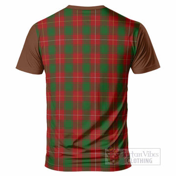 MacFie (McFie) Tartan Accent T-Shirt with Family Crest