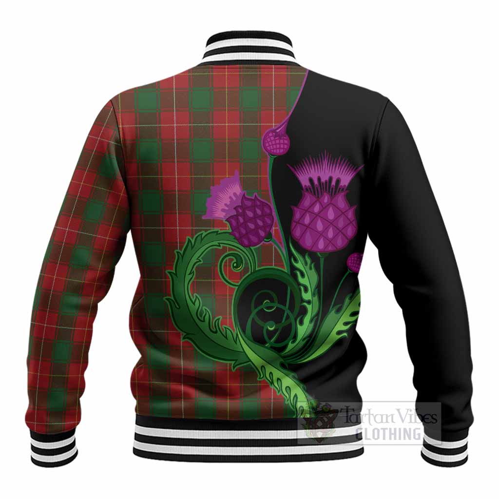 MacFie (McFie) Tartan Baseball Jacket Traditional Scottish Thistle