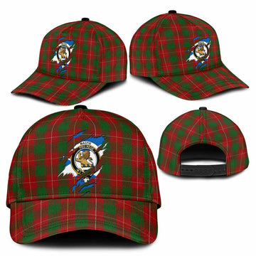 MacFie (McFie) Tartan Classic Cap with Family Crest In Me Style