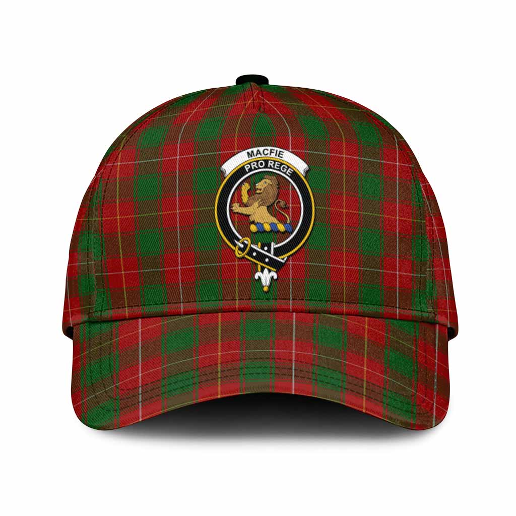 MacFie (McFie) Tartan Classic Cap with Family Crest