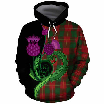 MacFie (McFie) Tartan Cotton Hoodie Traditional Scottish Thistle