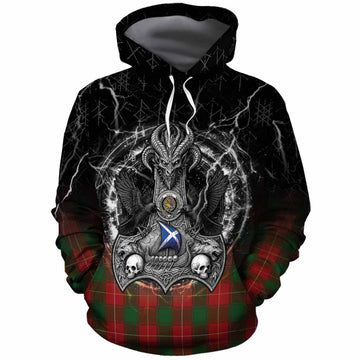 MacFie (McFie) Tartan Crest Cotton Hoodie Celtic Odin's Raven Legacy