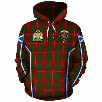 MacFie (McFie) Tartan Crest Cotton Hoodie Scotland Coat of Arm Flag Style