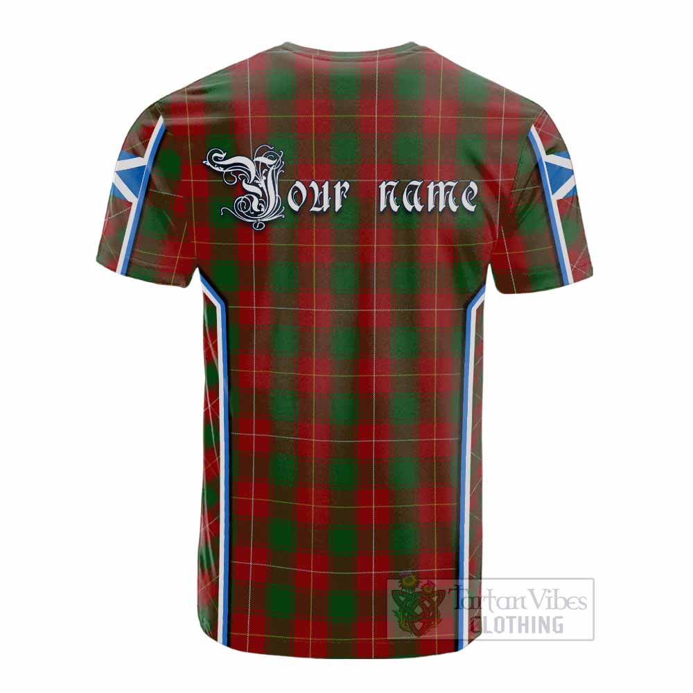 MacFie (McFie) Tartan Crest Cotton T-shirt Scotland Coat of Arm Flag Style - Tartan Vibes Clothing
