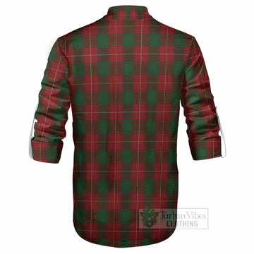MacFie (McFie) Tartan Crest Ghillie Shirt Ferocious Lion Style