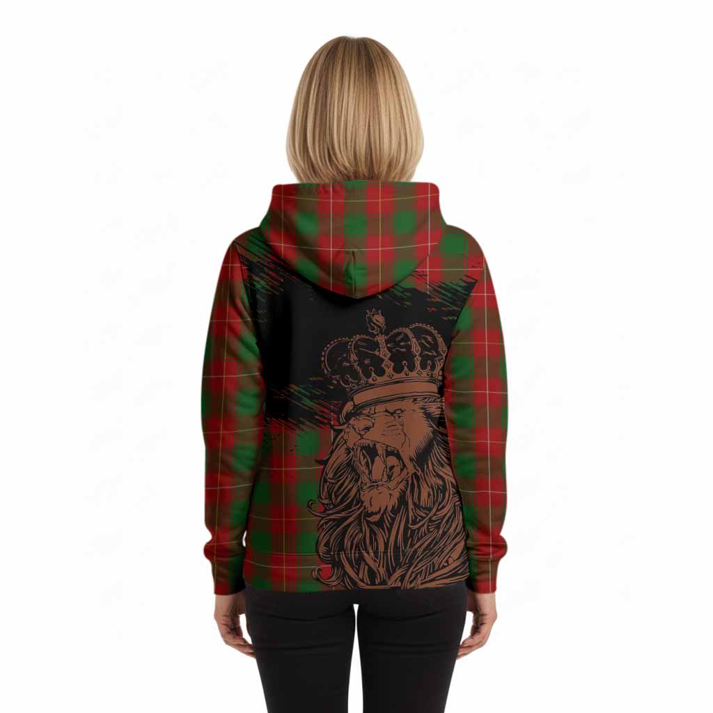 MacFie (McFie) Tartan Crest Hoodie Crowned Lion Heritage Style
