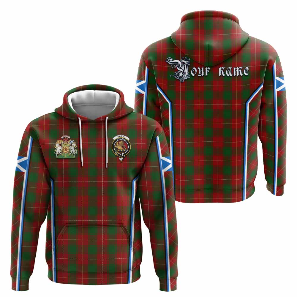 MacFie (McFie) Tartan Crest Hoodie Scotland Coat of Arm Flag Style - Tartan Vibes Clothing