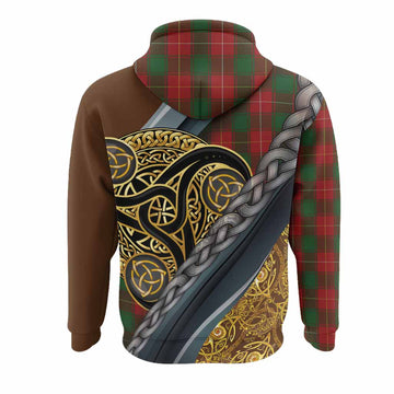 MacFie (McFie) Tartan Crest Hoodie Scottish Triskele Celtic