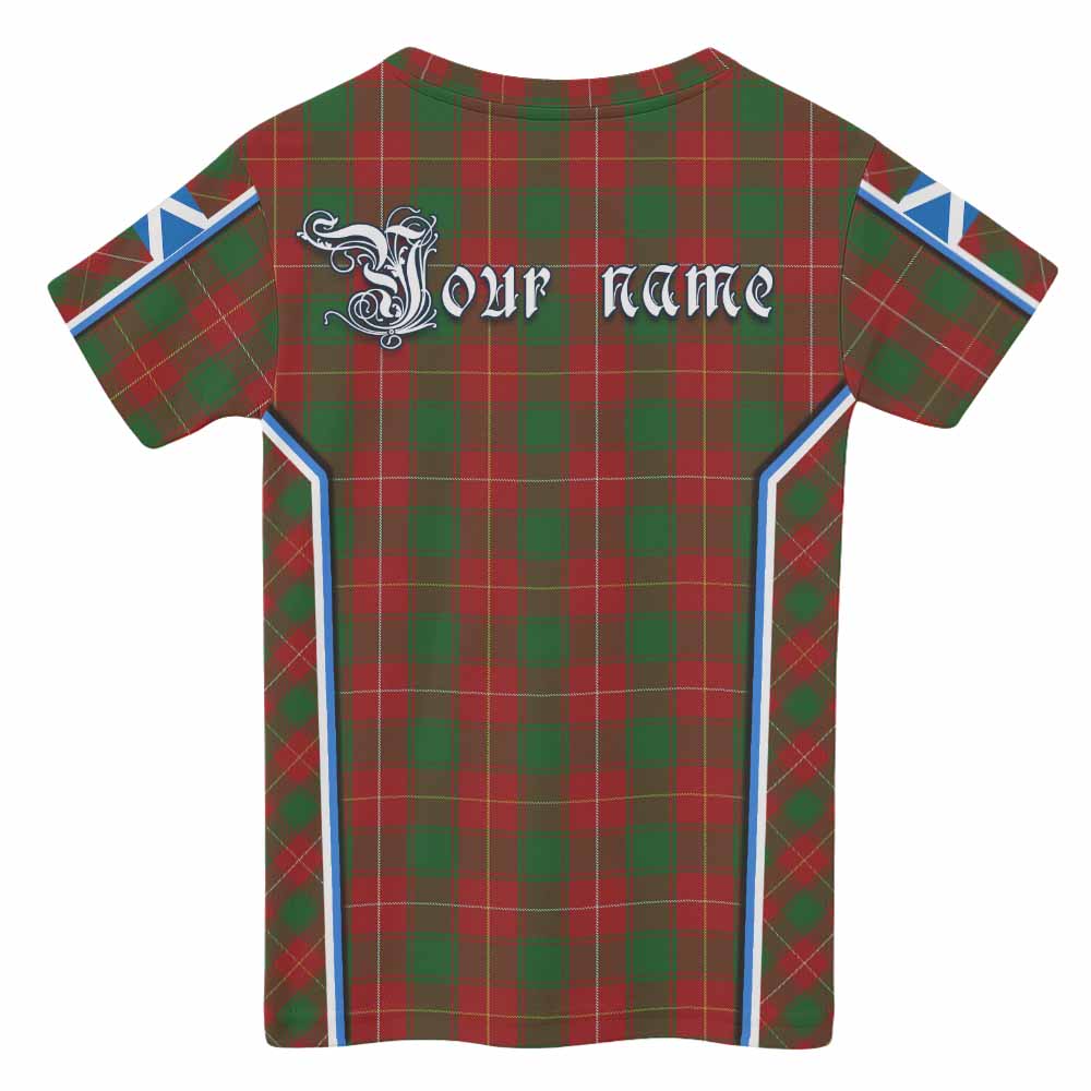 MacFie (McFie) Tartan Crest Kid T-shirt Scotland Coat of Arm Flag Style - Tartan Vibes Clothing