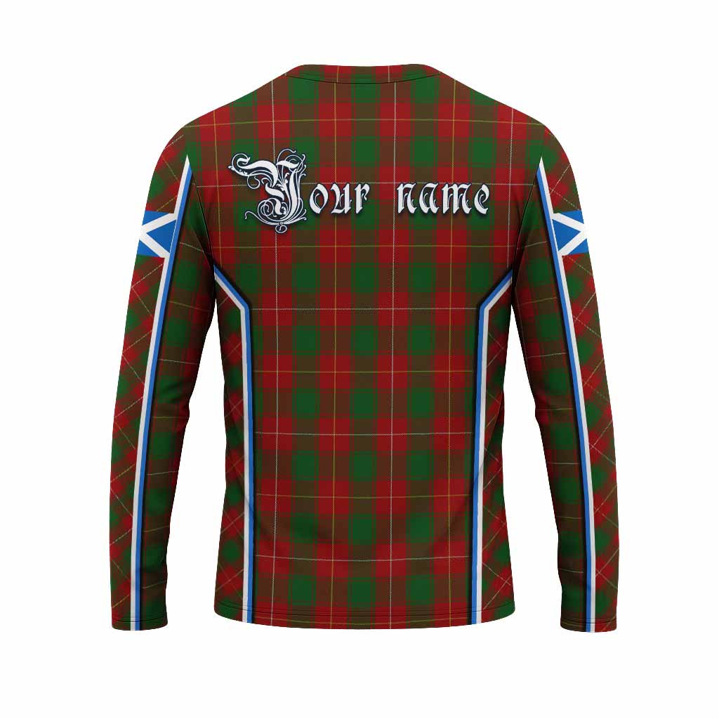MacFie (McFie) Tartan Crest Long Sleeve T-Shirt Scotland Coat of Arm Flag Style - Tartan Vibes Clothing