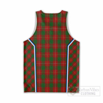 MacFie (McFie) Tartan Crest Men Tank Top Scotland Coat of Arm Flag Style