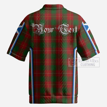 MacFie (McFie) Tartan Crest Men’s Polo Sweater Top Scotland Coat of Arm Flag Style