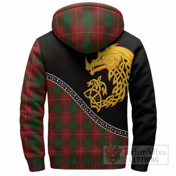 MacFie (McFie) Tartan Crest Sherpa Hoodie Legendary Dragon Knot Half Style