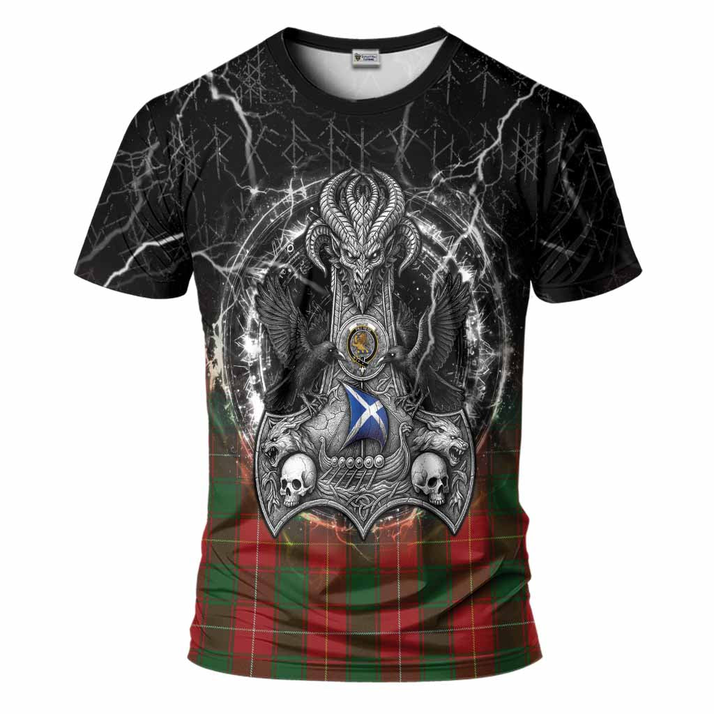 MacFie (McFie) Tartan Crest T-Shirt Celtic Odin's Raven Legacy