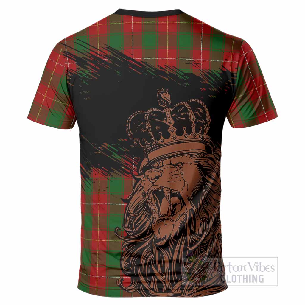 MacFie (McFie) Tartan Crest T-Shirt Crowned Lion Heritage Style