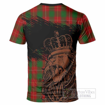 MacFie (McFie) Tartan Crest T-Shirt Crowned Lion Heritage Style