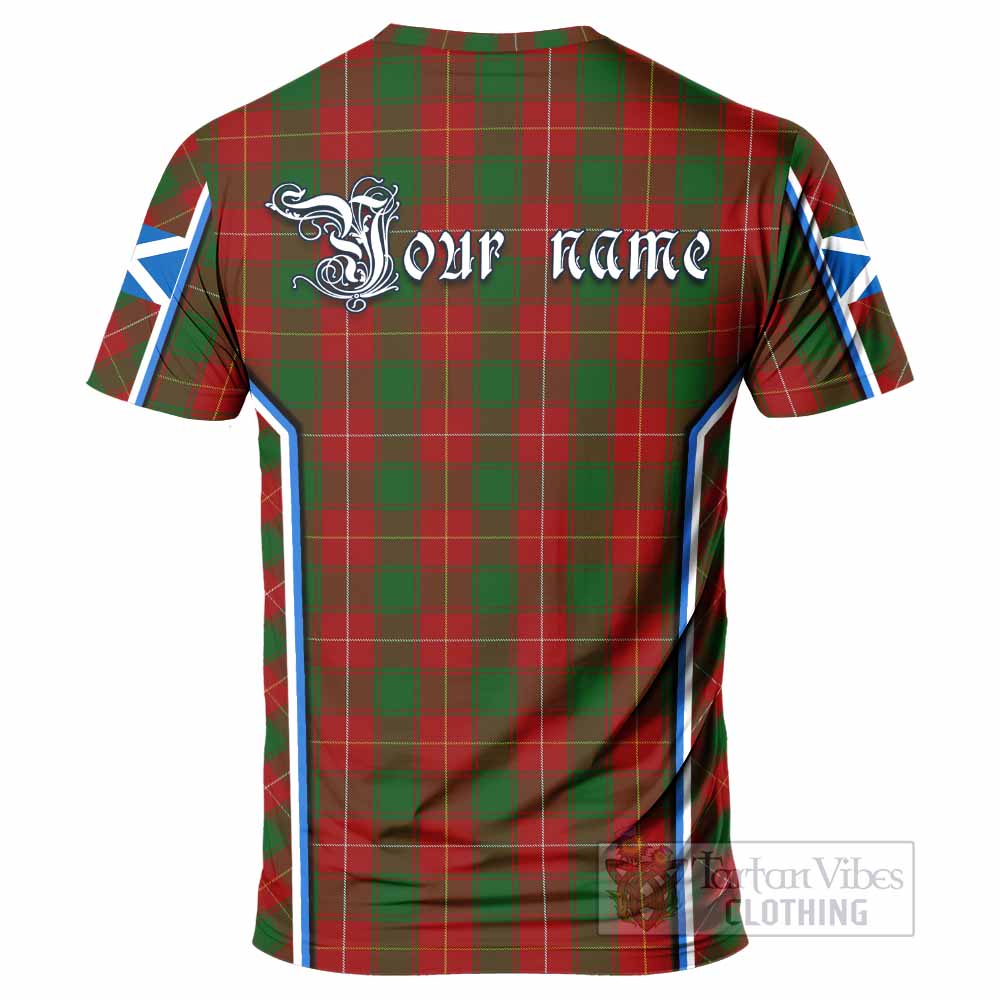 MacFie (McFie) Tartan Crest T-shirt Scotland Coat of Arm Flag Style - Tartan Vibes Clothing