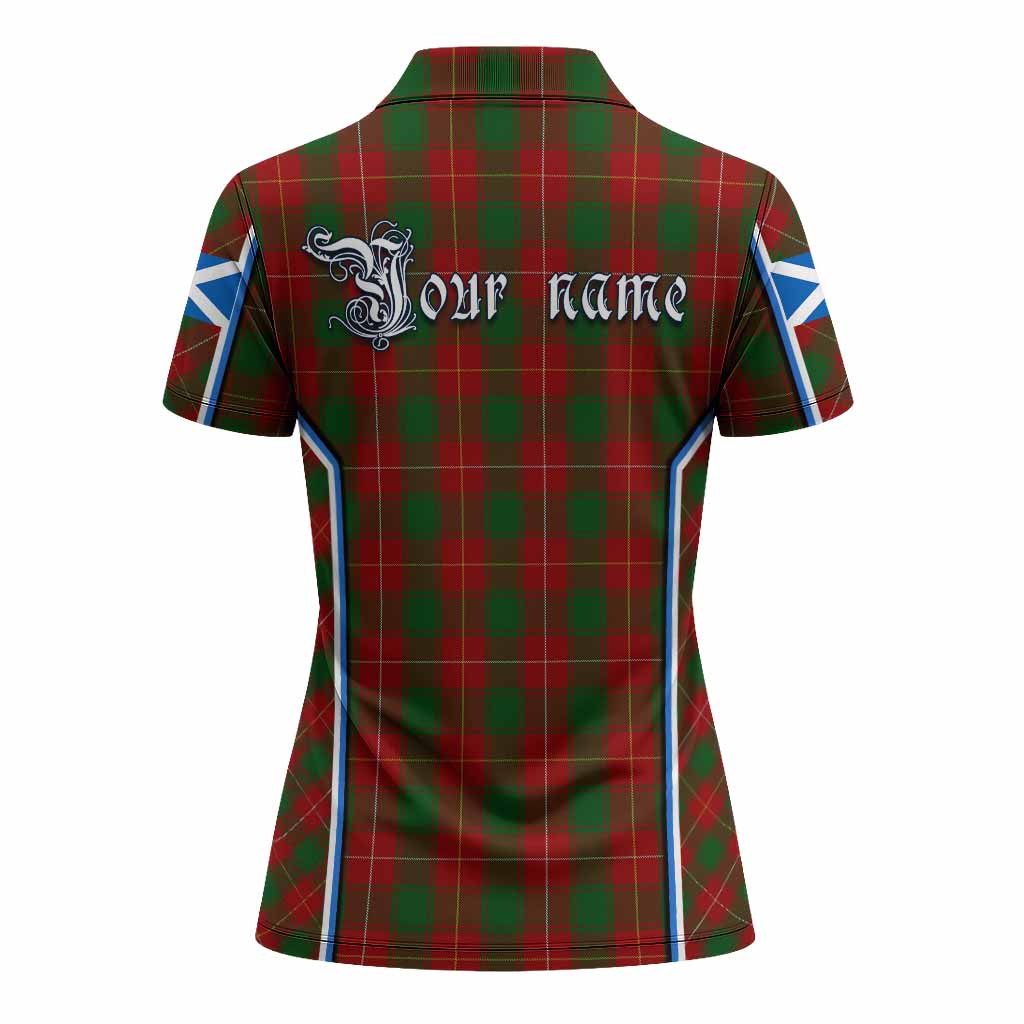 MacFie (McFie) Tartan Crest Women's Polo Shirt Scotland Coat of Arm Flag Style - Tartan Vibes Clothing