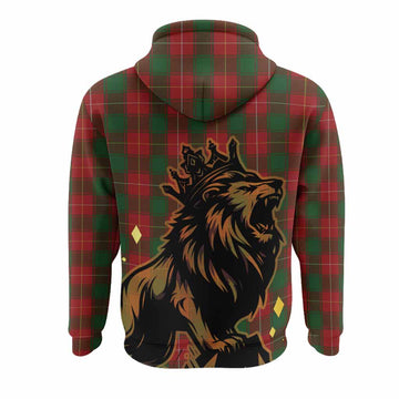 MacFie (McFie) Tartan Family Crest Hoodie Crowned Lion Roaring