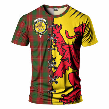 MacFie (McFie) Tartan Family Crest T-shirt Lion Rampant Honor - Tartan Vibes Clothing