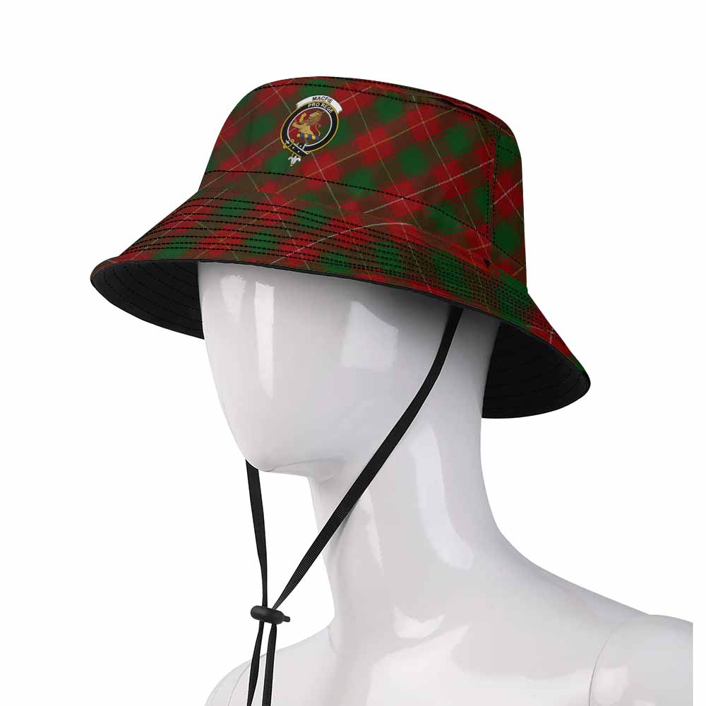 MacFie (McFie) Tartan Fishing Hat with Family Crest