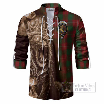MacFie (McFie) Tartan Ghillie Shirt Roaring Lion Heritage
